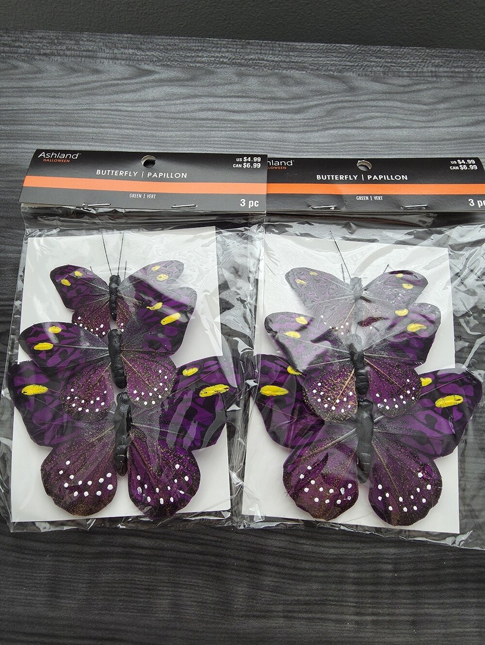 Ashland Purple Decorative Butterflies